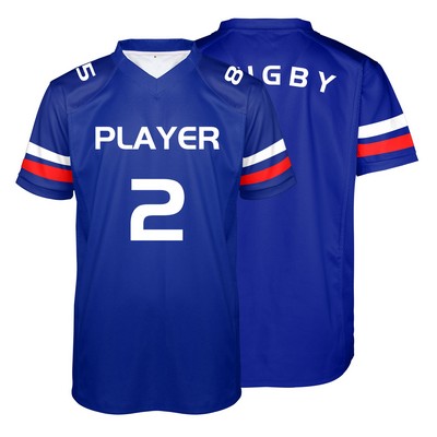 Custom Performance Personalized Rugby Jersey (Full Color Dye Sublimated)